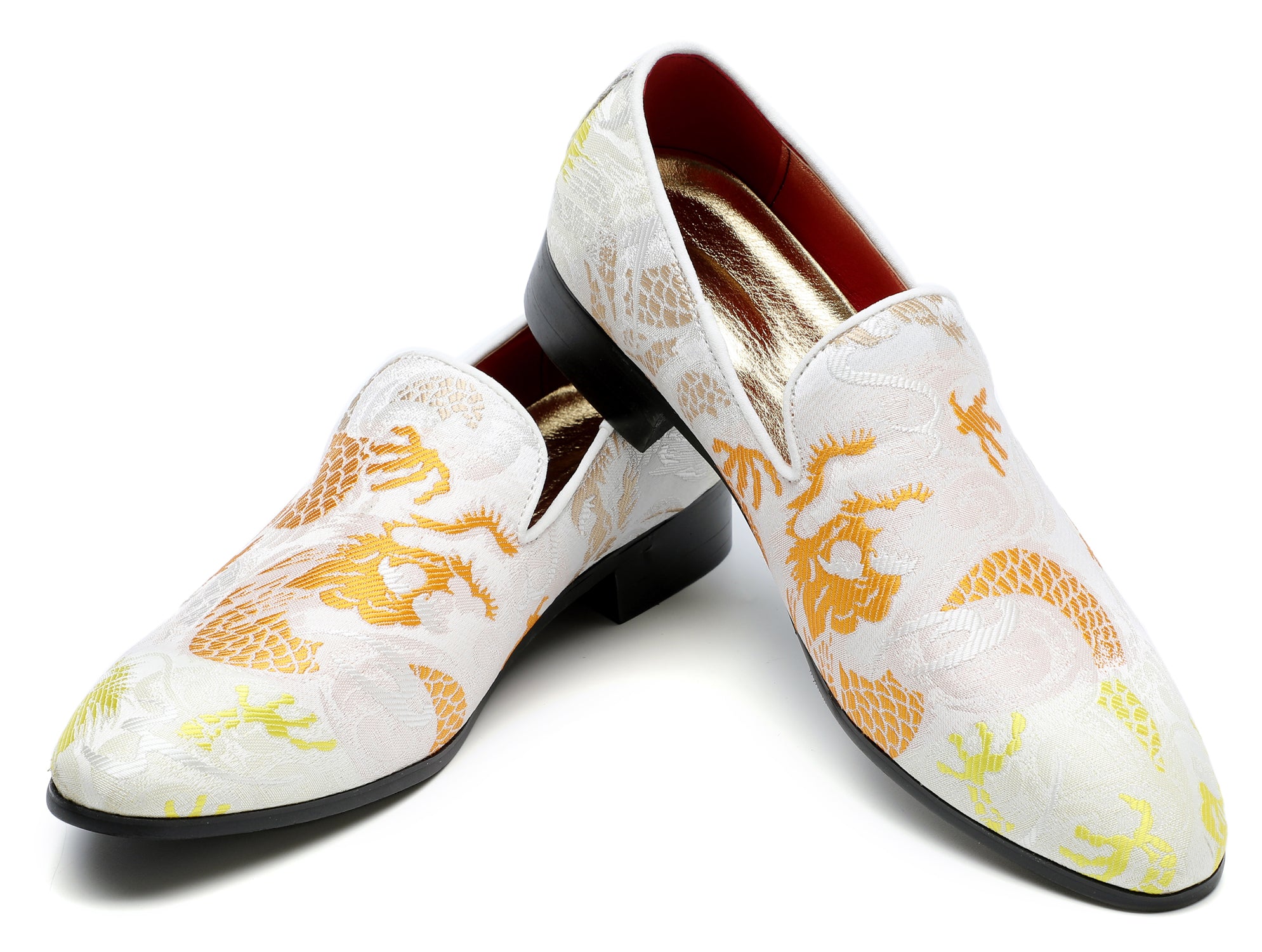 Men's Casual Embroidery Smoking Loafers