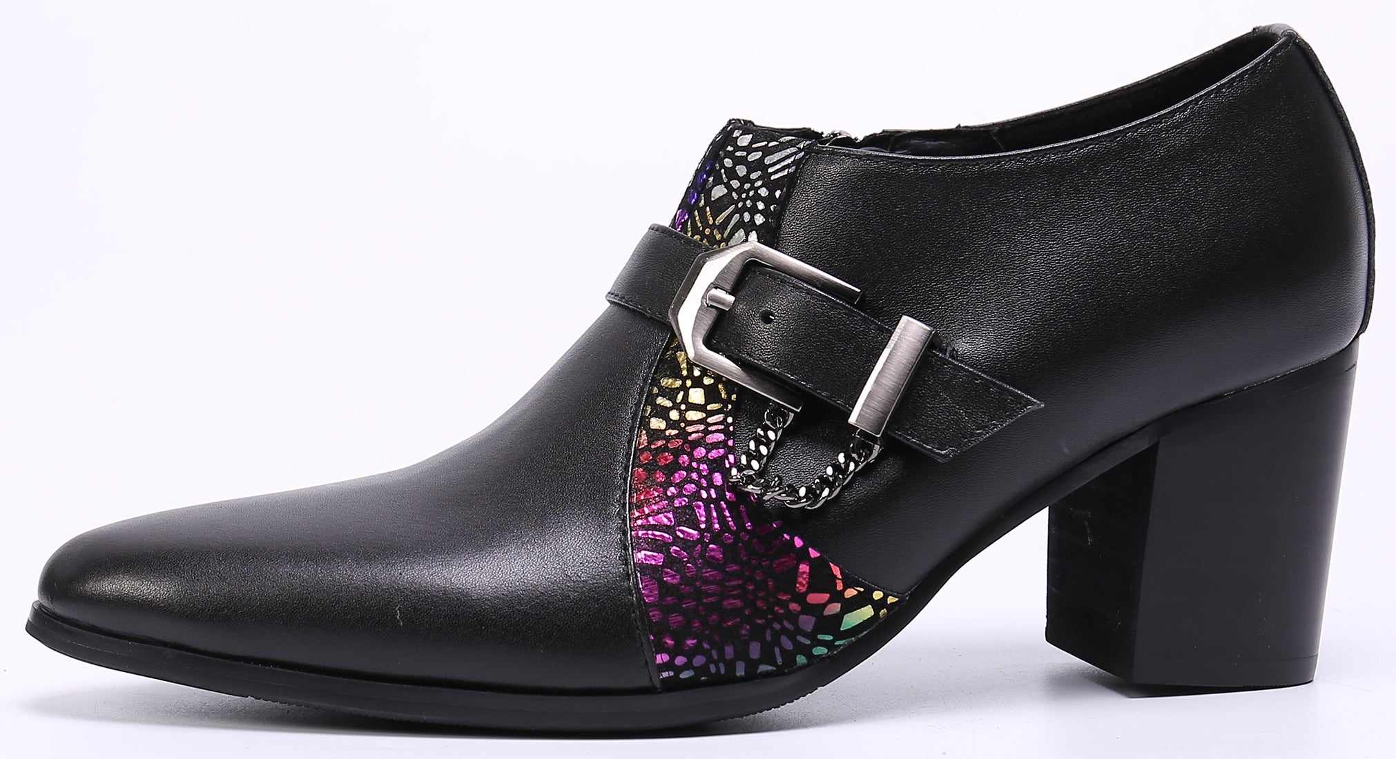 Men's Monk Strap Leather Opera Pumps