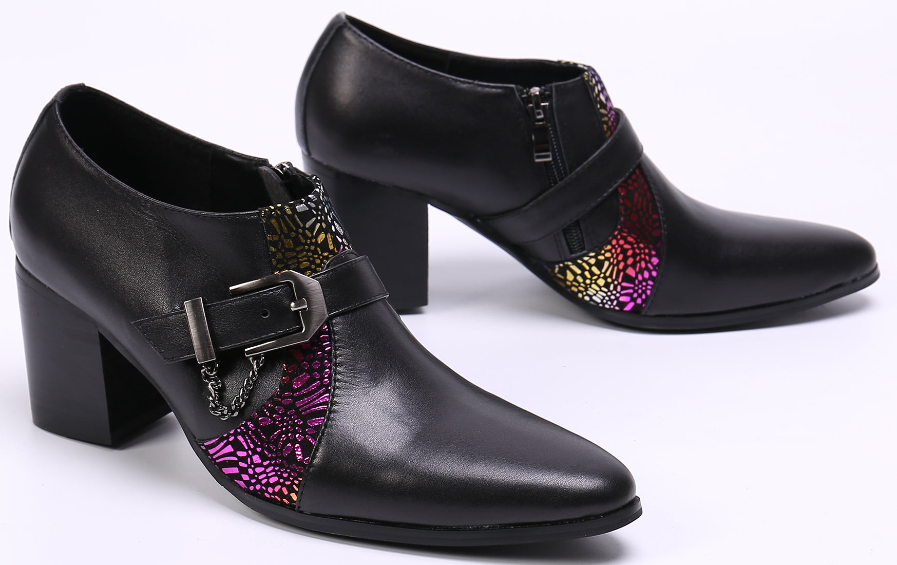Men's Monk Strap Leather Opera Pumps