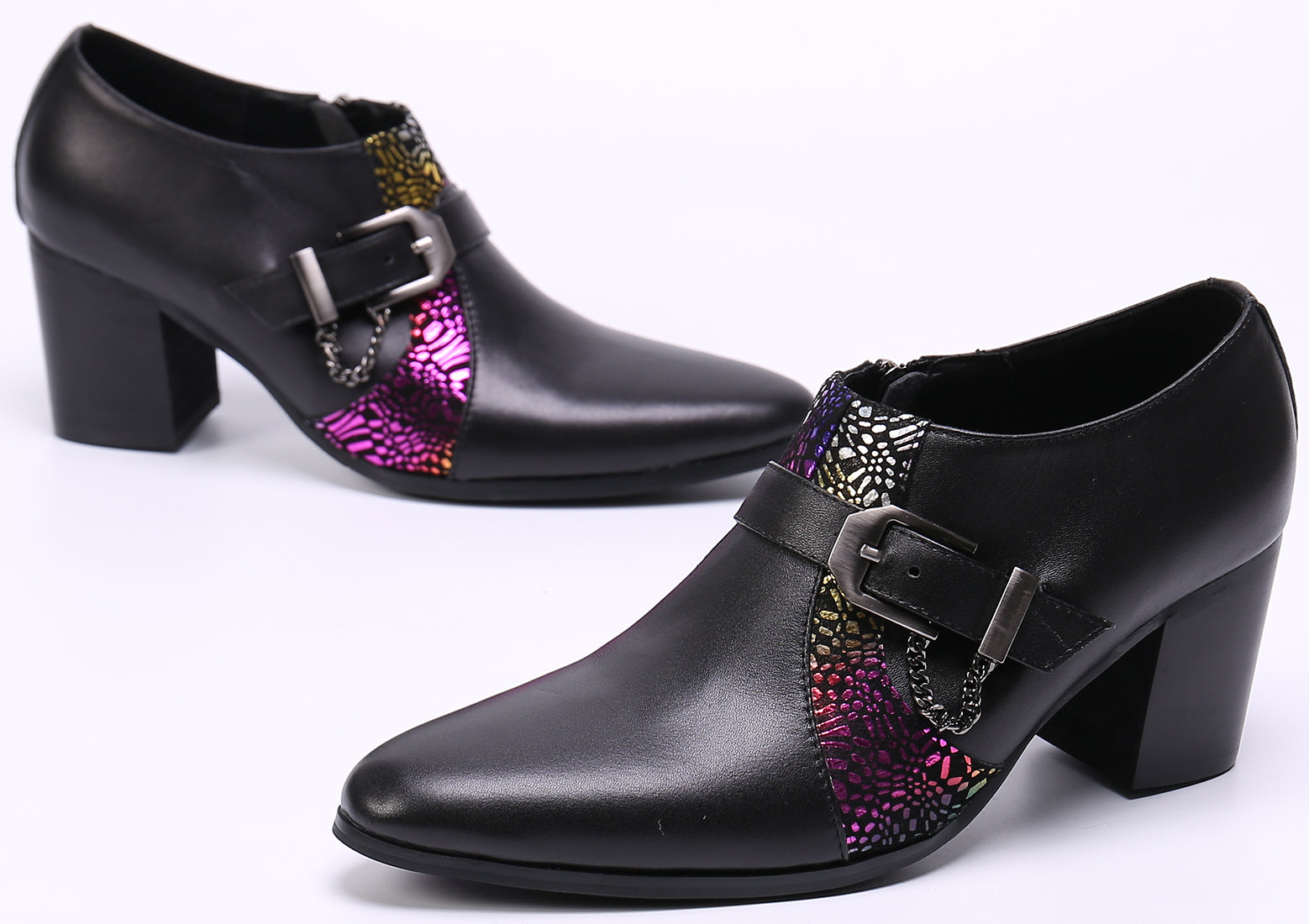 Men's Monk Strap Leather Opera Pumps