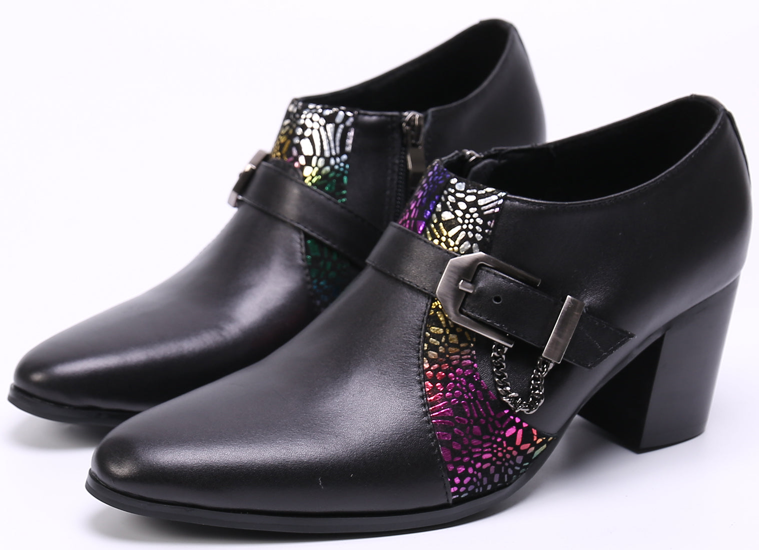 Men's Monk Strap Leather Opera Pumps