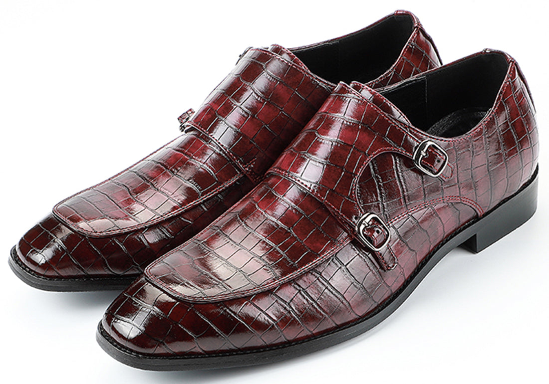 Men's Double Monk Strap Loafers