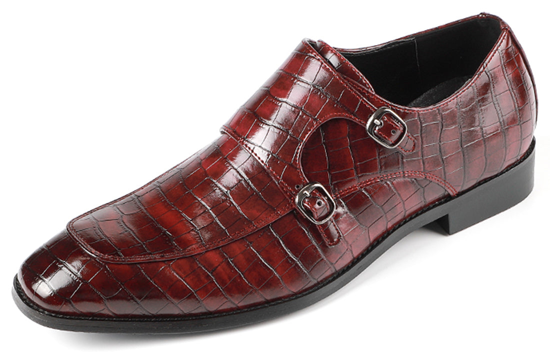 Men's Double Monk Strap Loafers