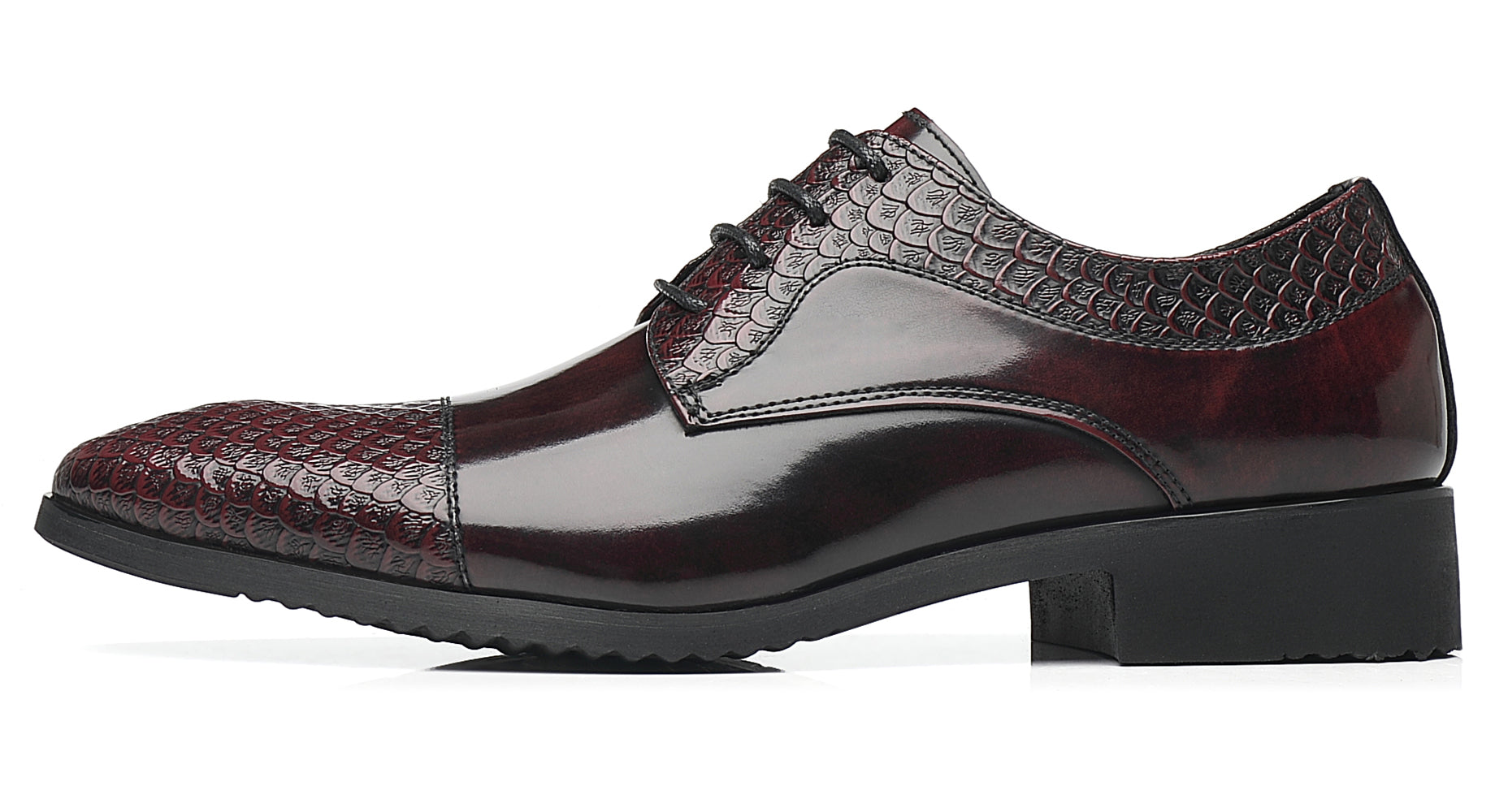 Zapatos Derby de negocios compuestos para hombre