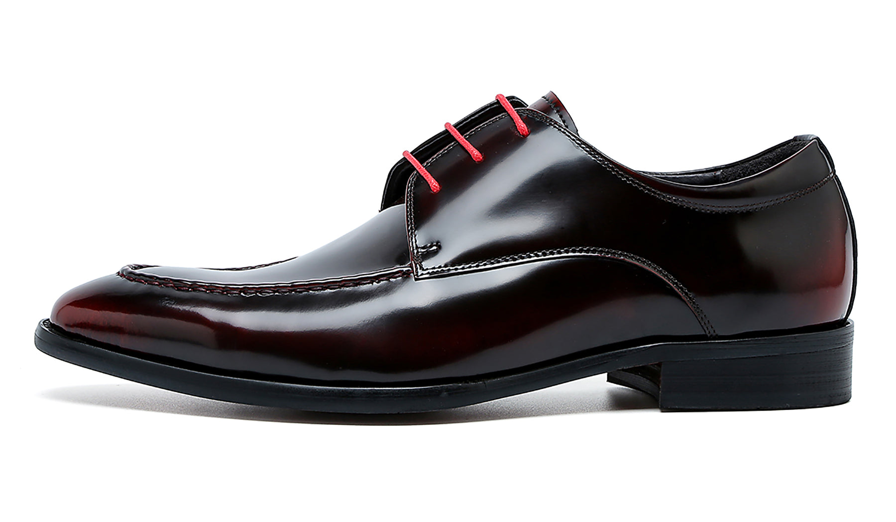 Men's Leather Patent Derby Formal Shoes