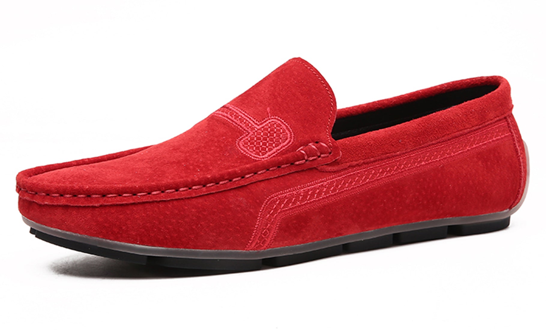 Mocasines de conducción con costuras para hombre