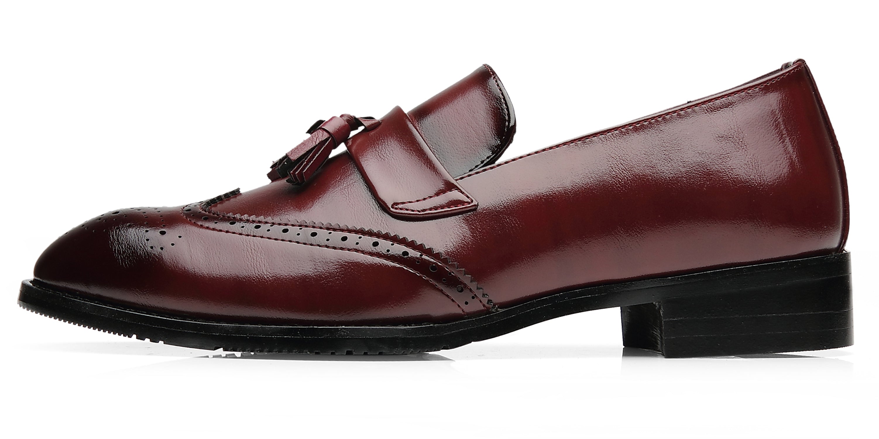 Men's Wingtip Smoking Loafers