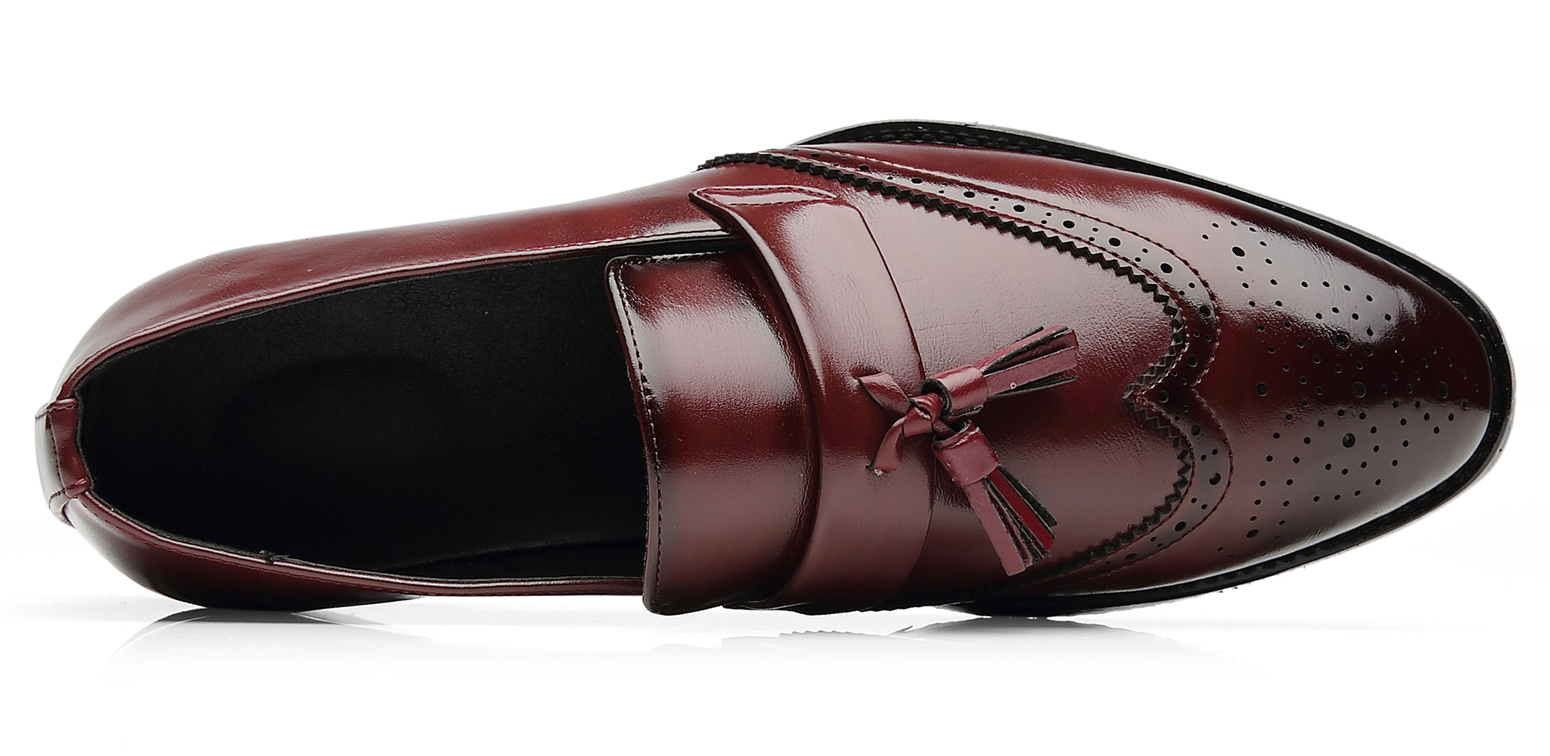 Men's Wingtip Smoking Loafers