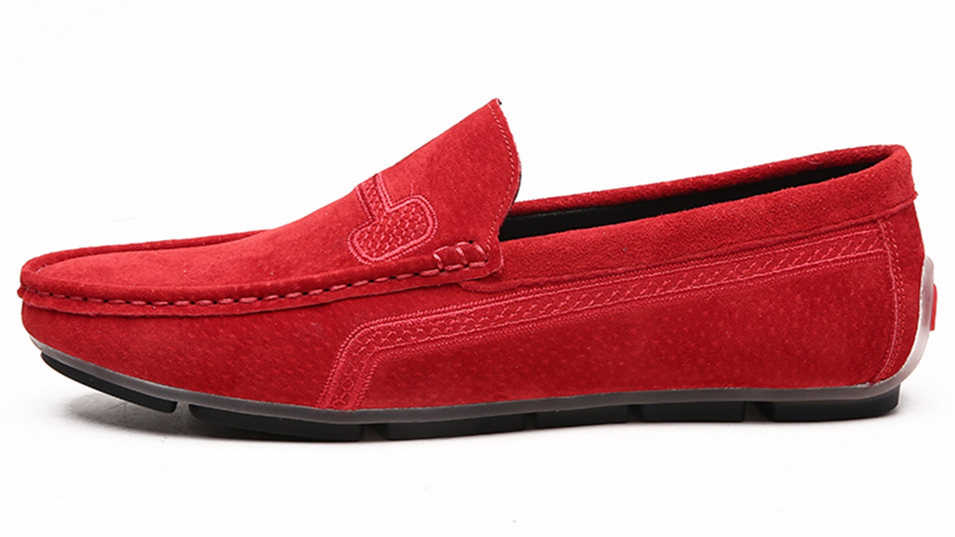Mocasines de conducción con costuras para hombre