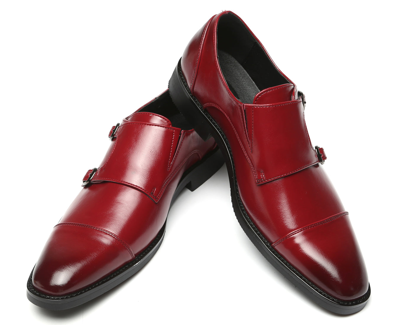 Mocasines con puntera y tira tipo monje para hombre