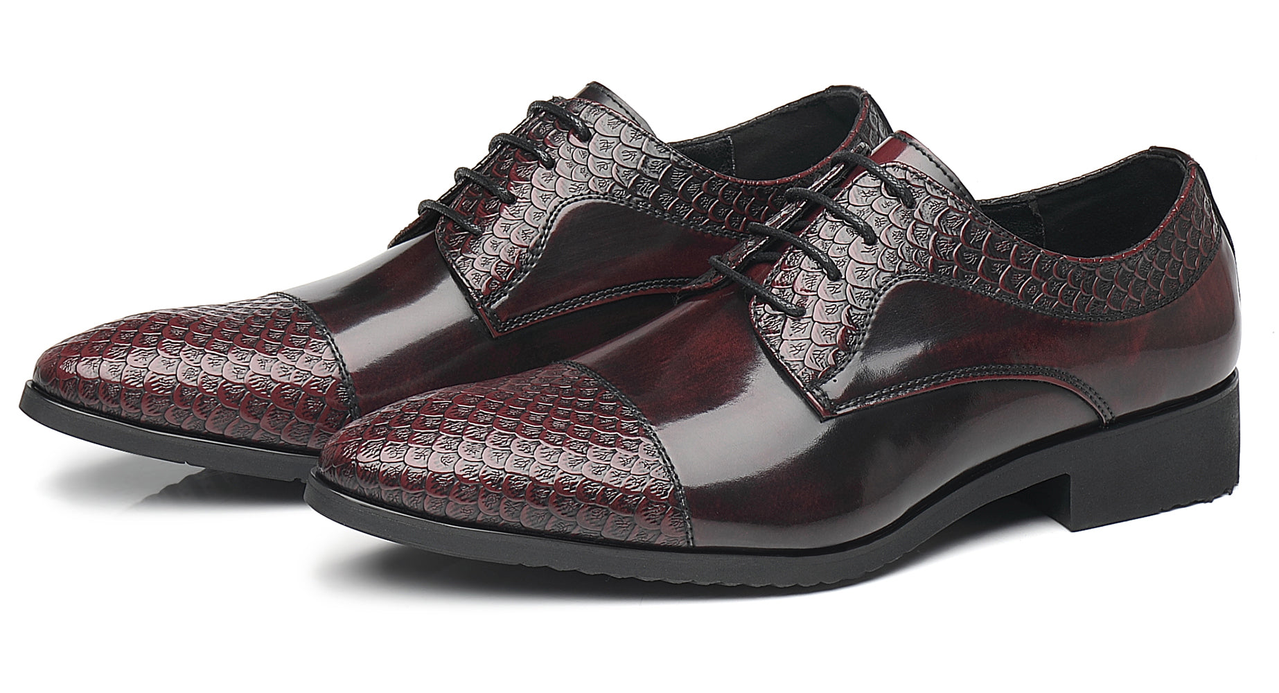 Zapatos Derby de negocios compuestos para hombre