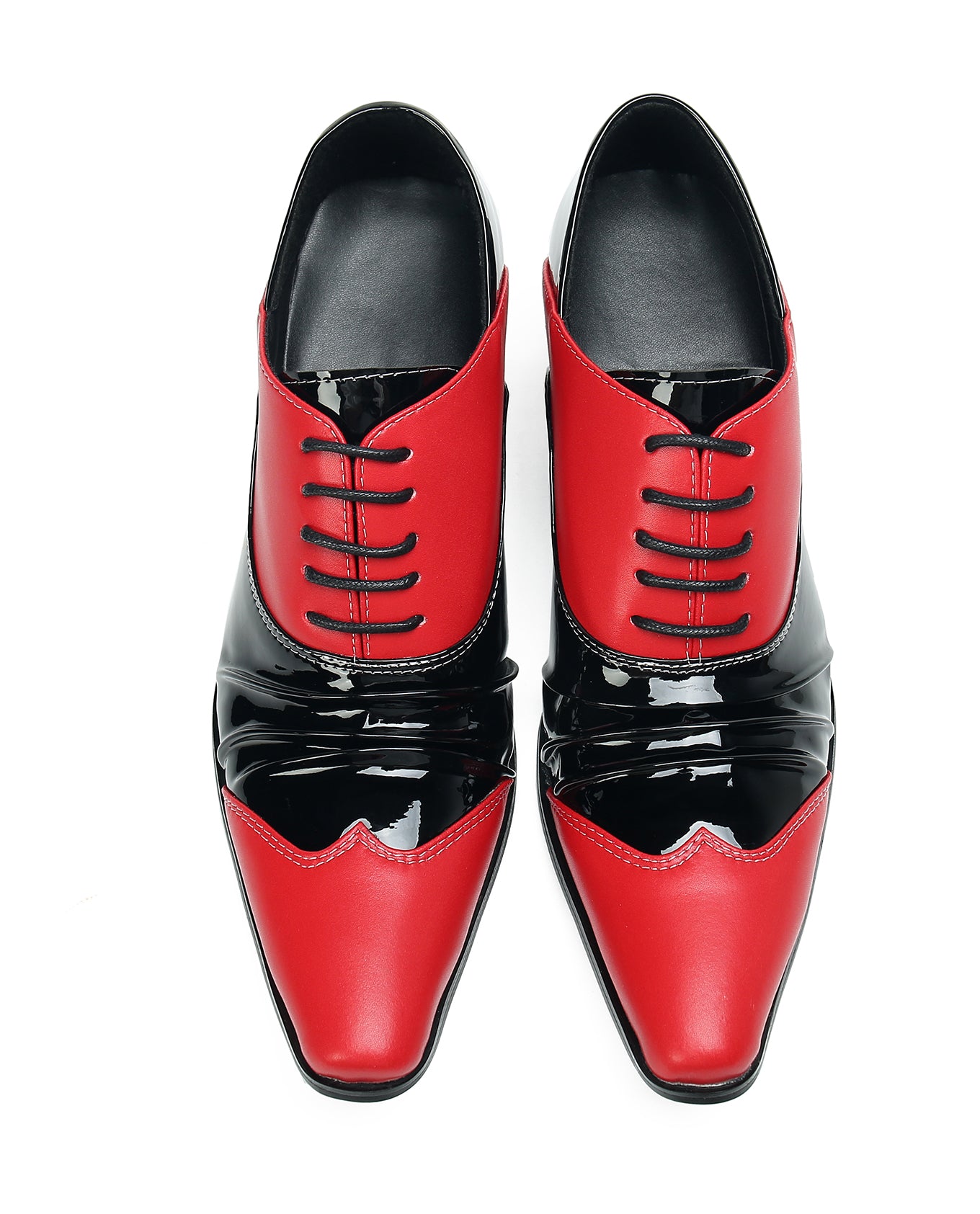 Men's Cuban Heel Leather Western Opera Pumps
