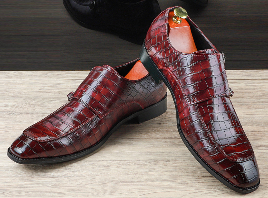 Men's Double Monk Strap Loafers