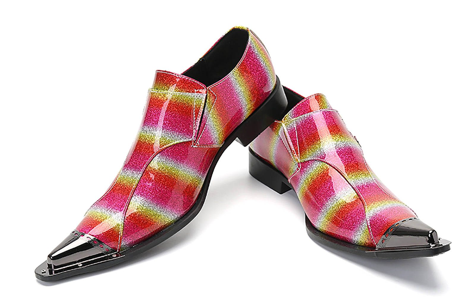 Men's Western Loafers Metal Tip