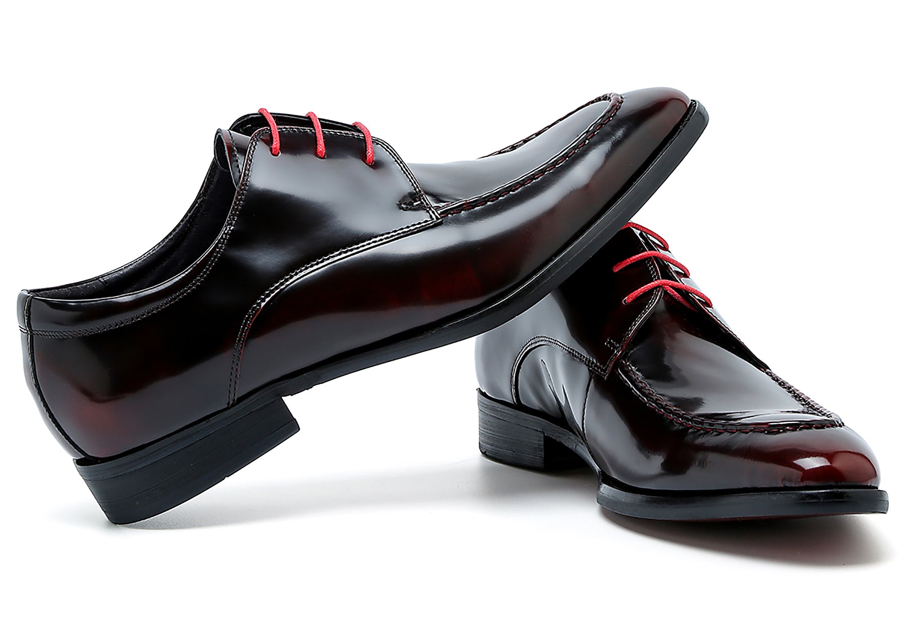 Men's Leather Patent Derby Formal Shoes