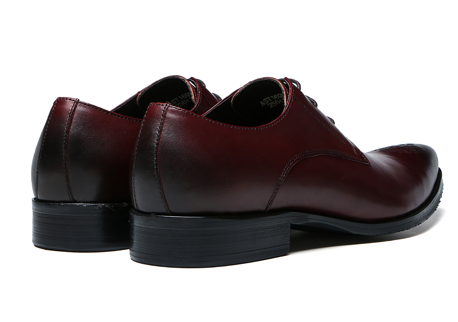 Derby de cuero cómodo Brogues para hombre 