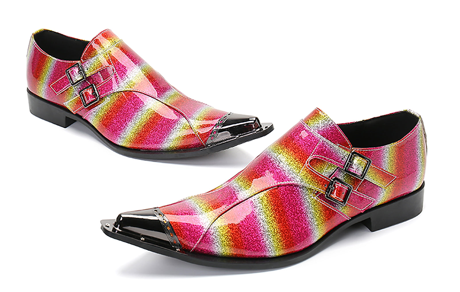 Men's Western Loafers Metal Tip