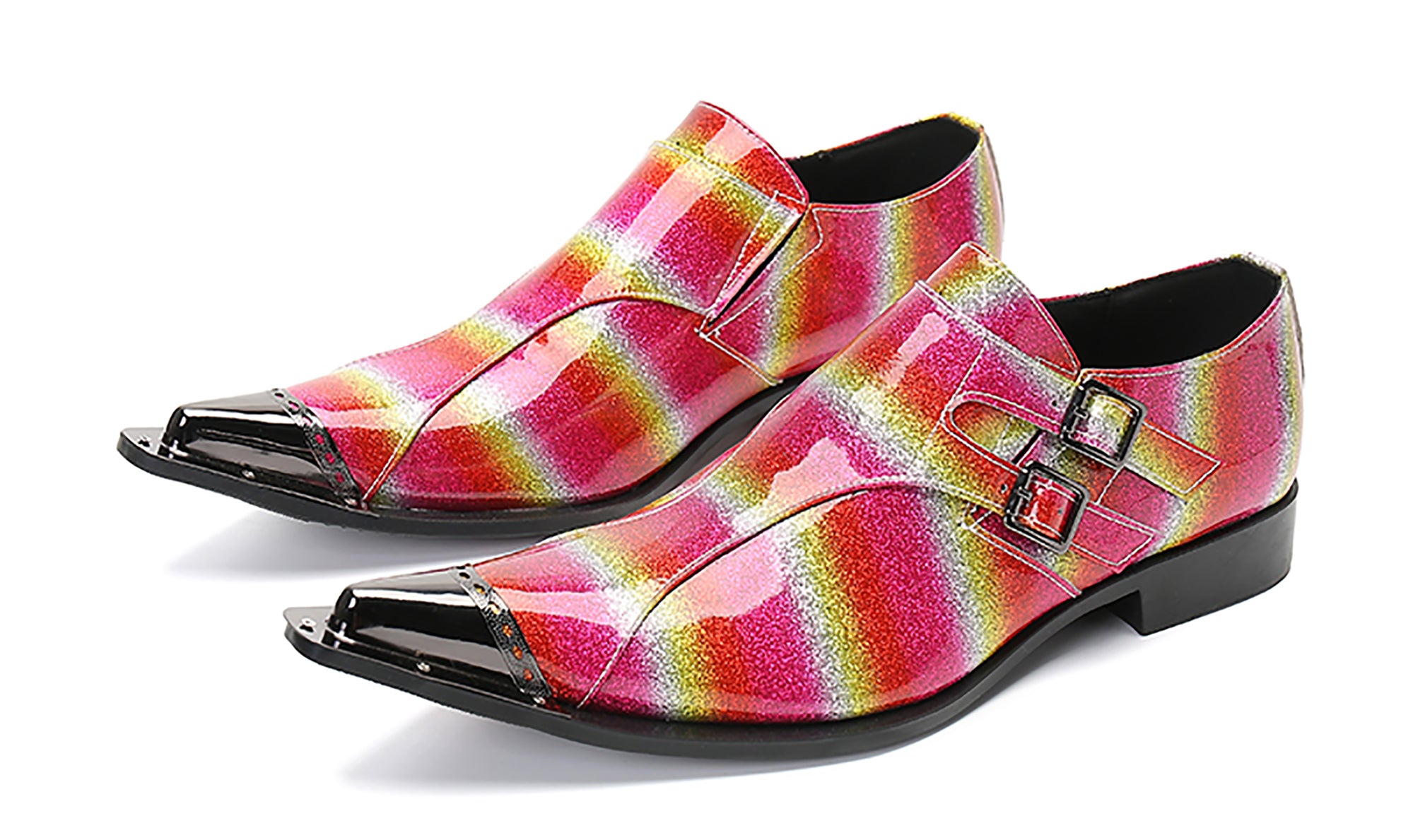 Men's Western Loafers Metal Tip