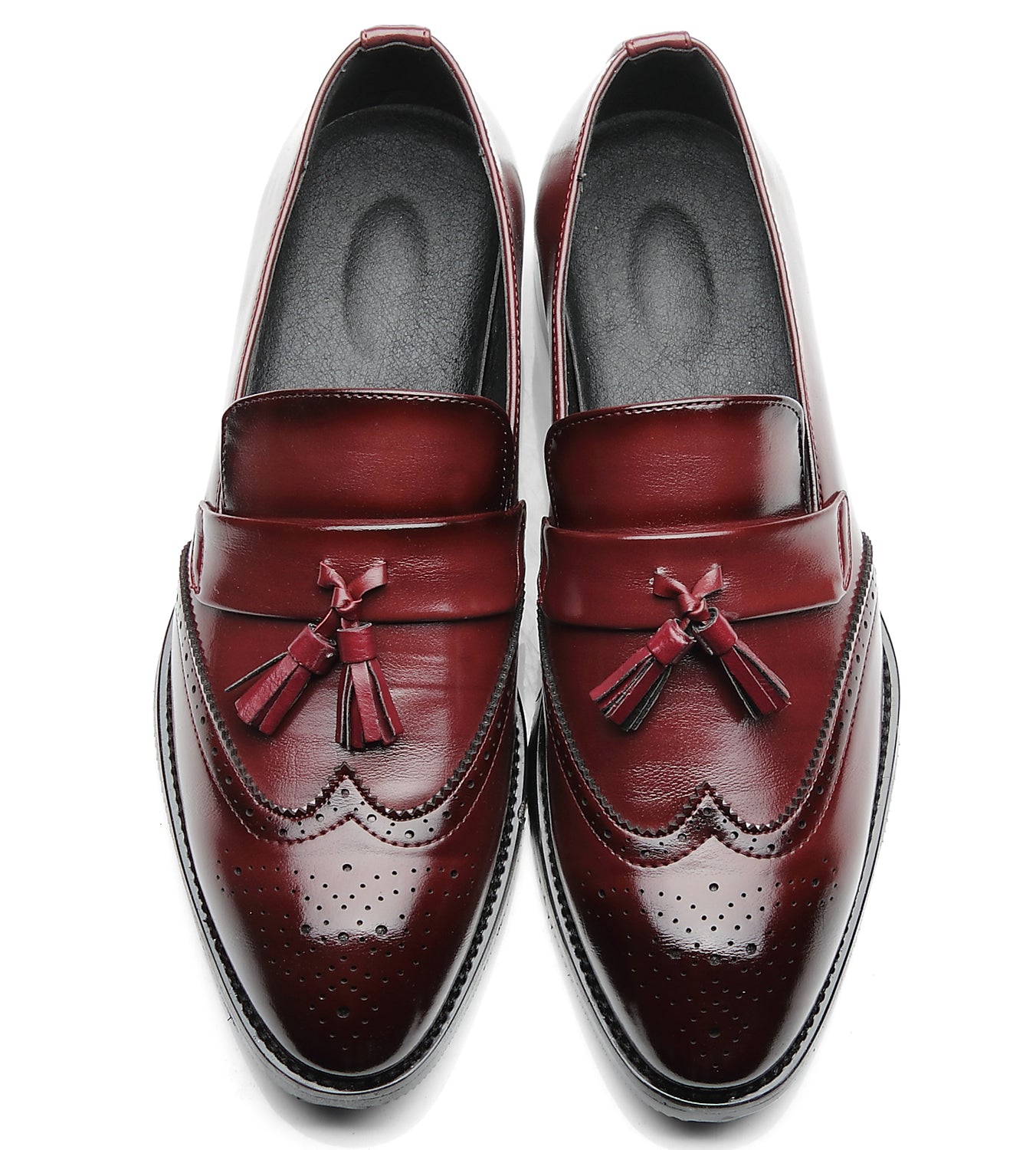 Men's Wingtip Smoking Loafers