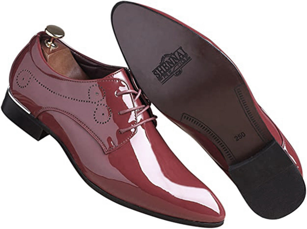 Derby clásico liso para hombre