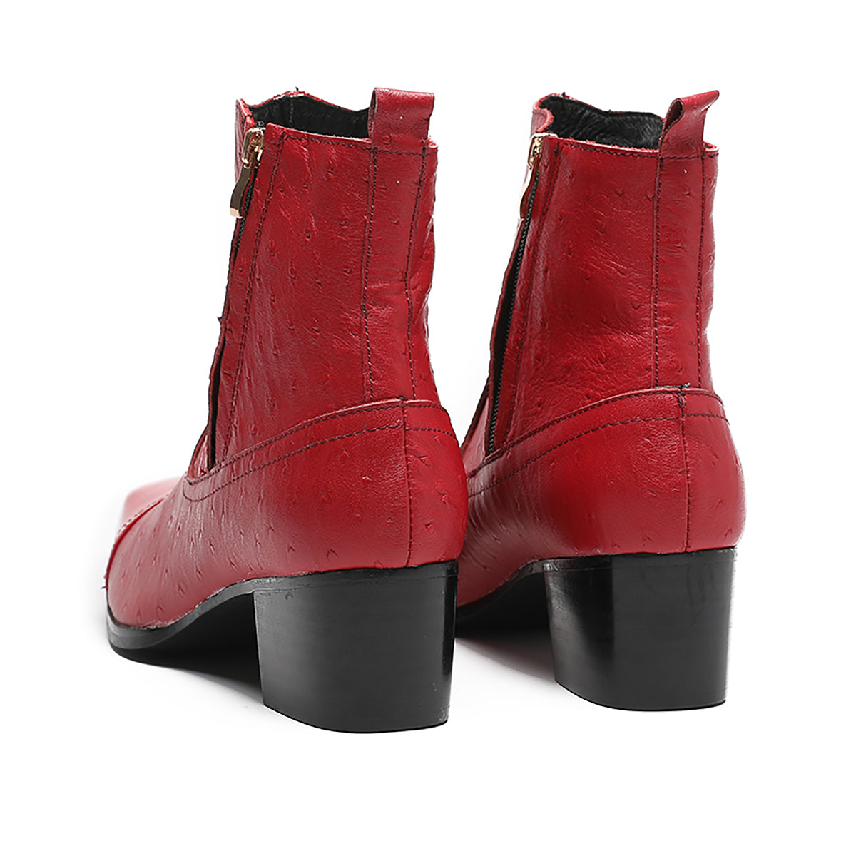 Botas vaqueras con punta redonda para hombre