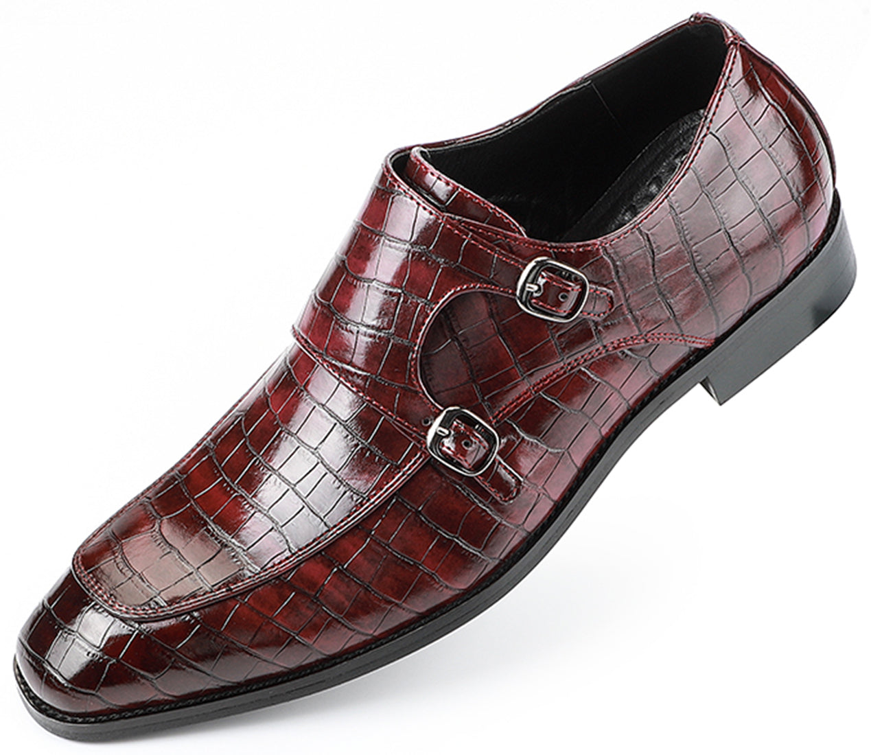 Men's Double Monk Strap Loafers
