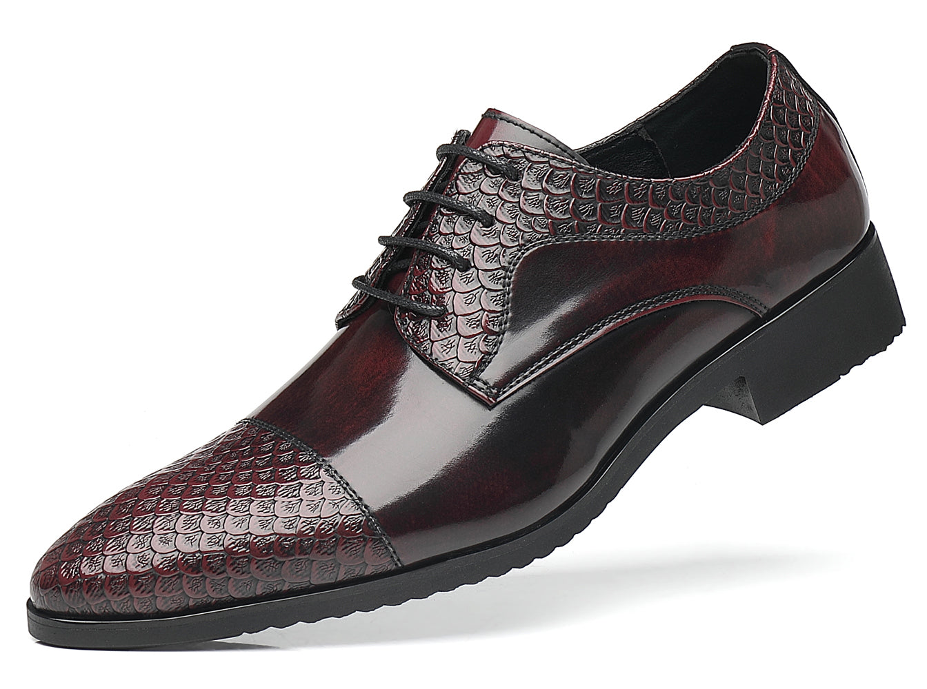 Zapatos Derby de negocios compuestos para hombre