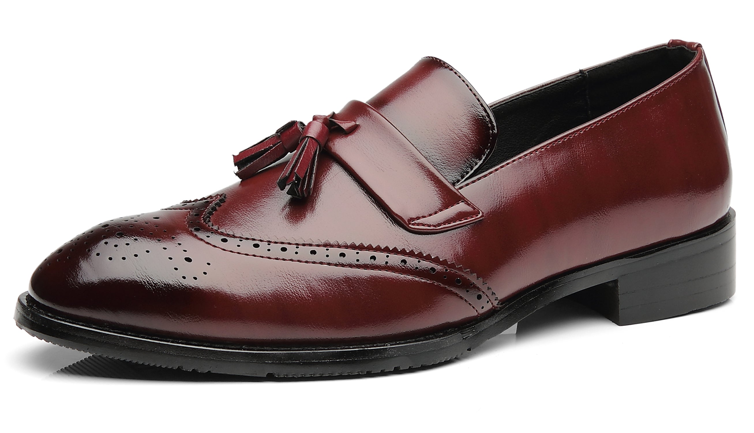 Men's Wingtip Smoking Loafers