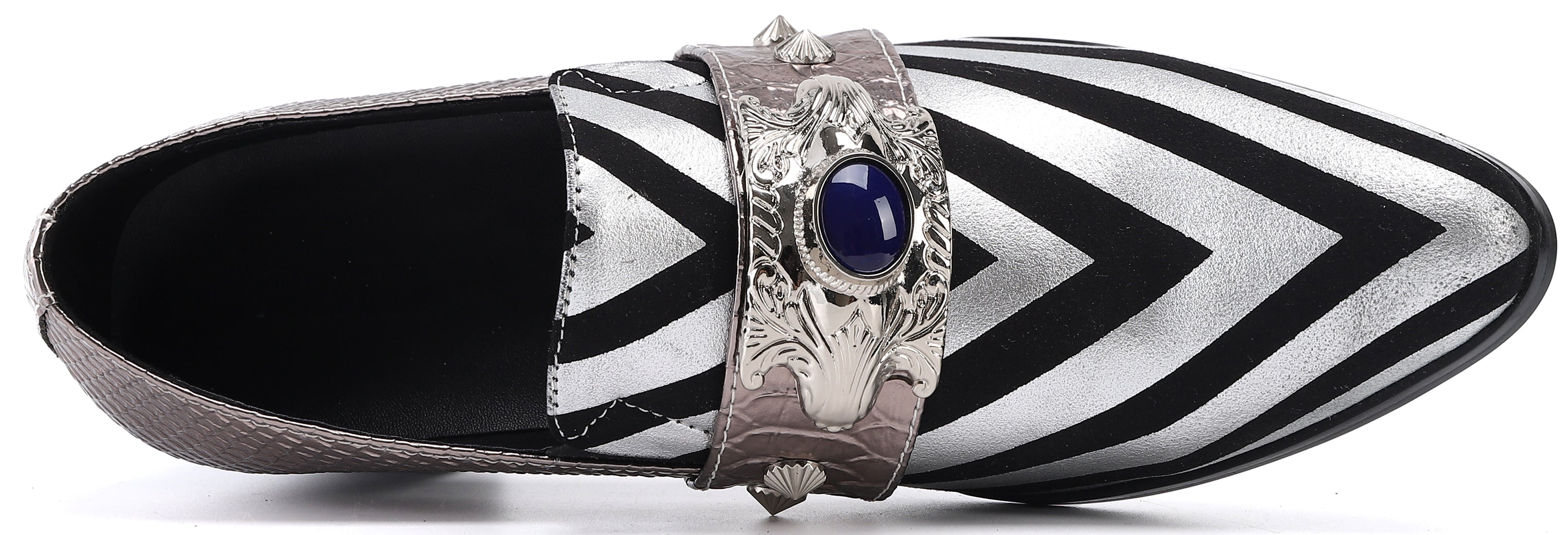 Men's Leather Jewelry Opera Pumps