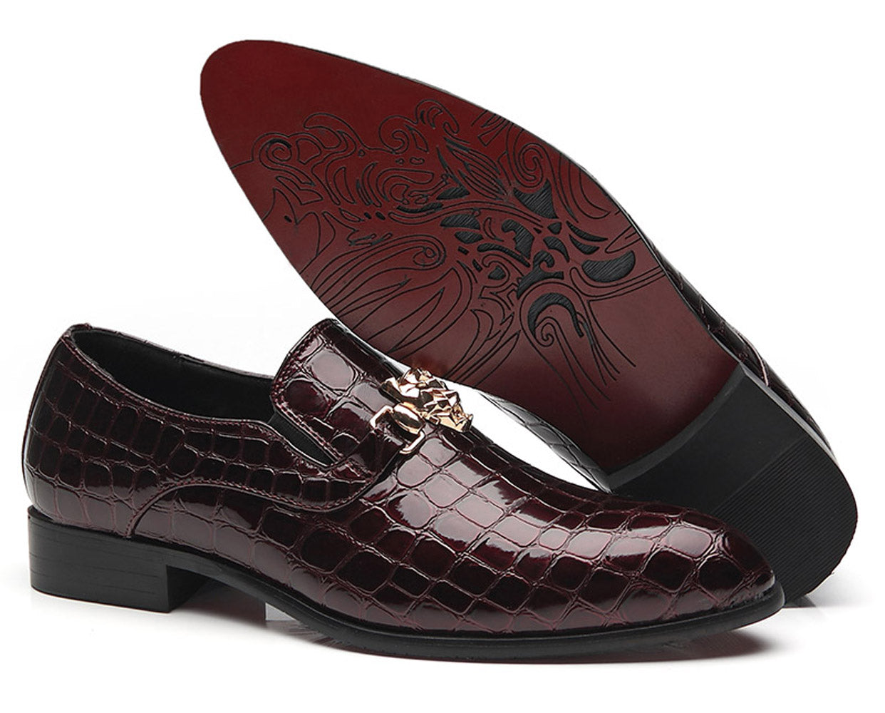 Men's Alligator Smoking Loafers