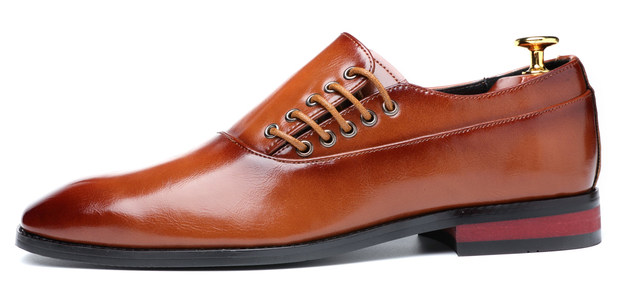 Men's Side Lace Dress Loafers