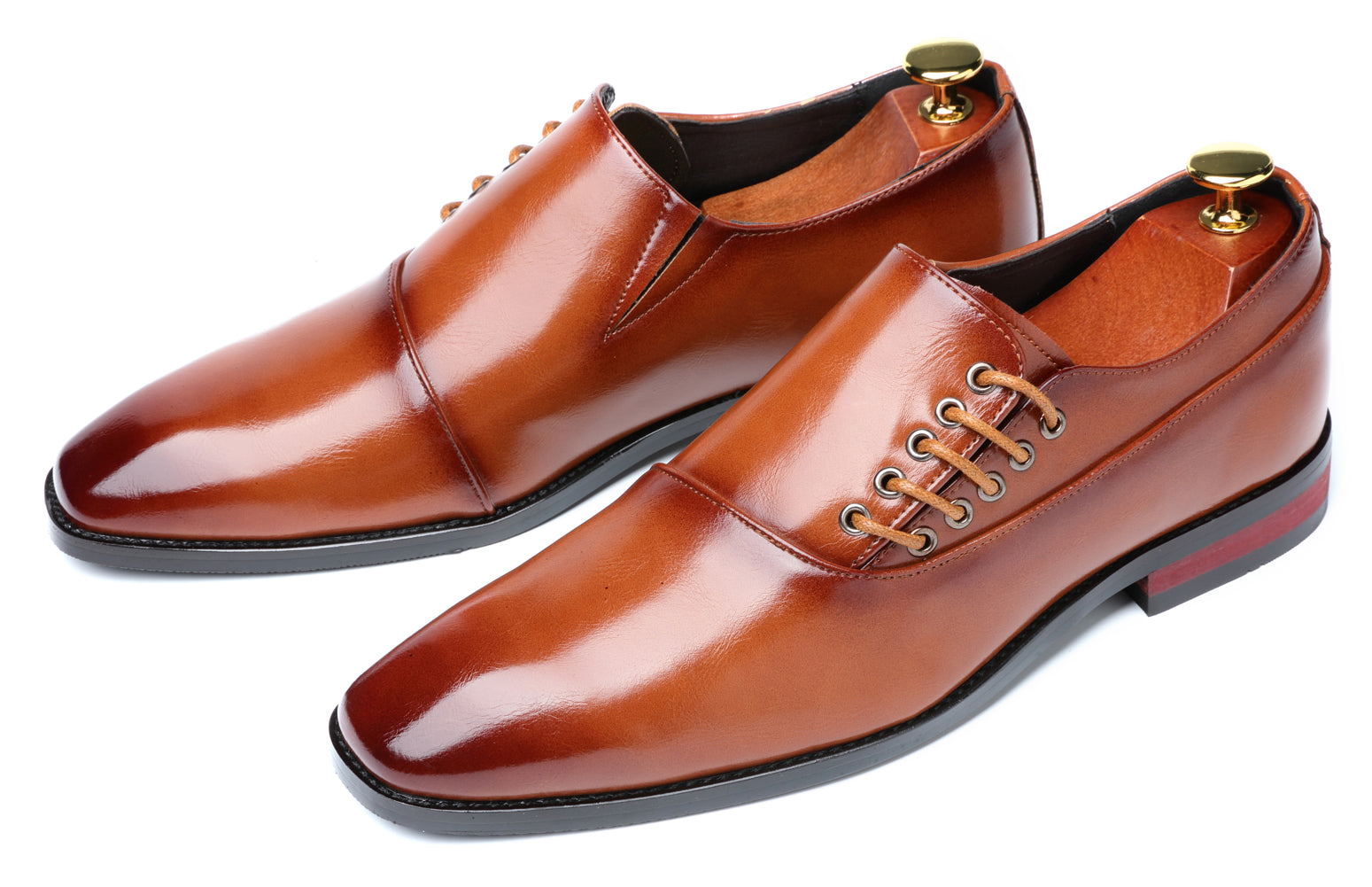 Men's Side Lace Dress Loafers