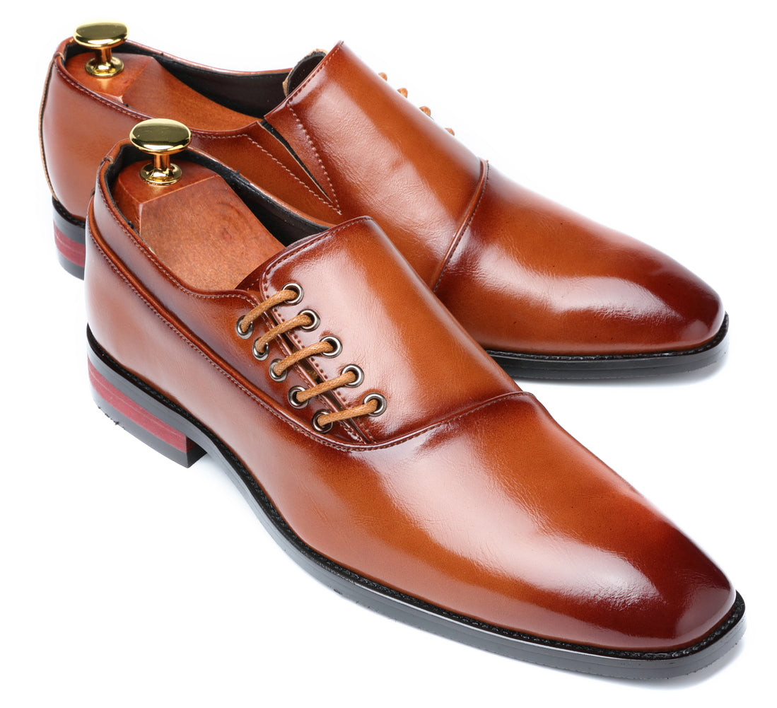 Men's Side Lace Dress Loafers