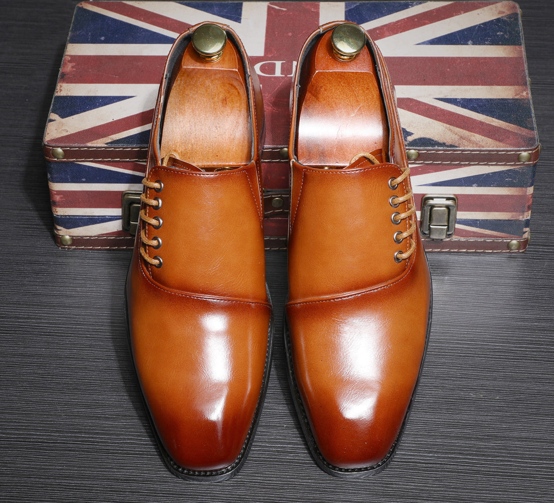 Men's Side Lace Dress Loafers