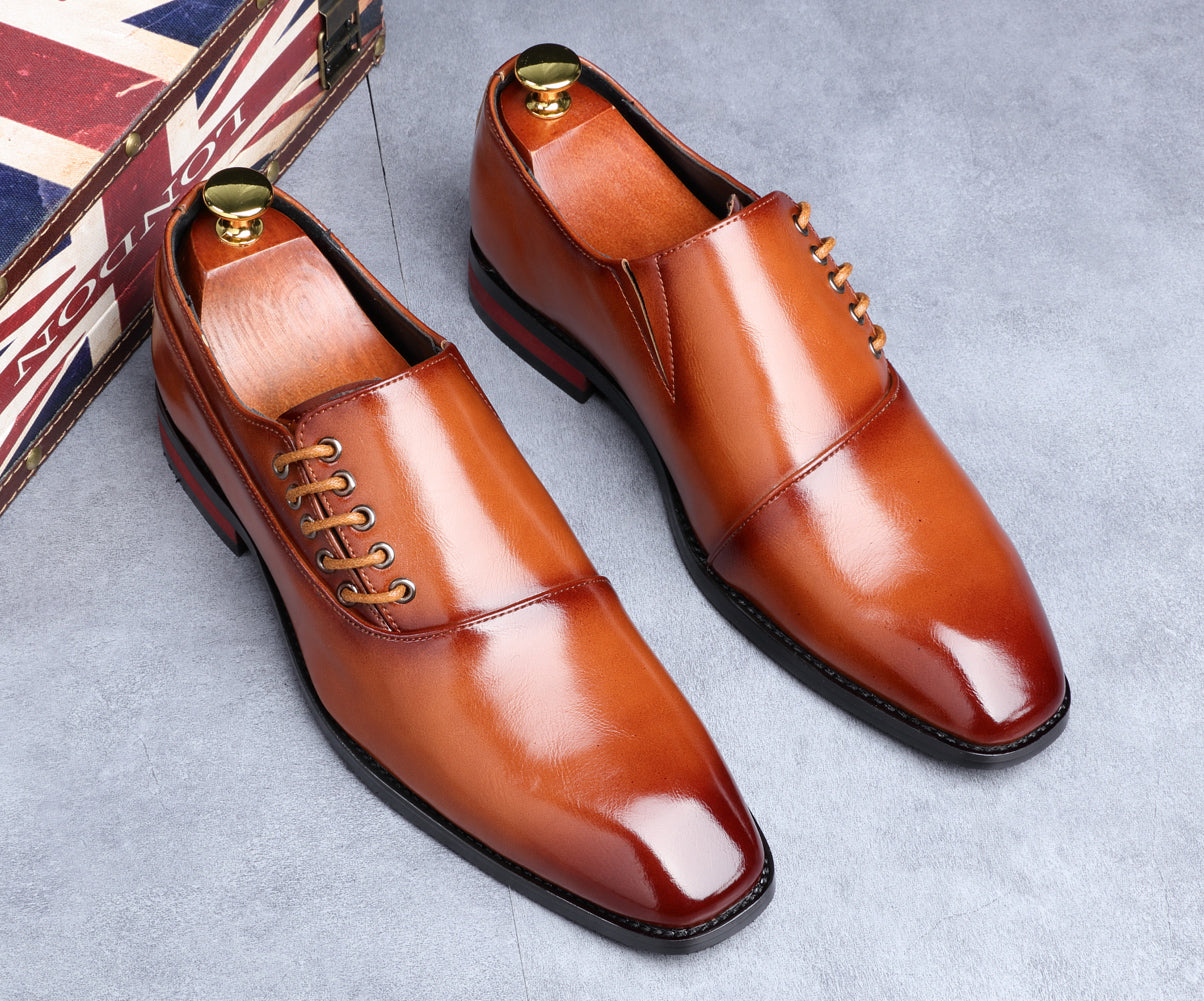 Men's Side Lace Dress Loafers