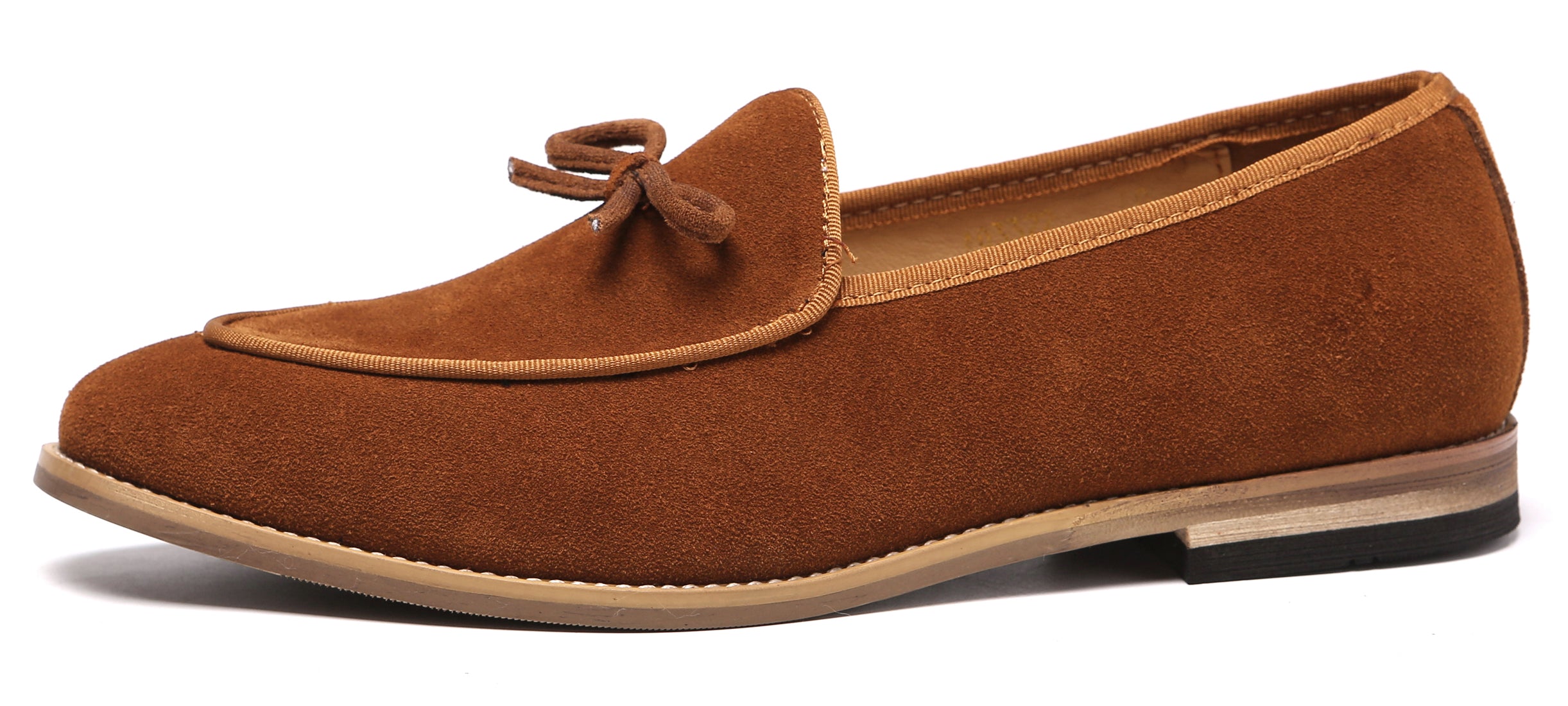 Mocasines informales con lazo para hombre 