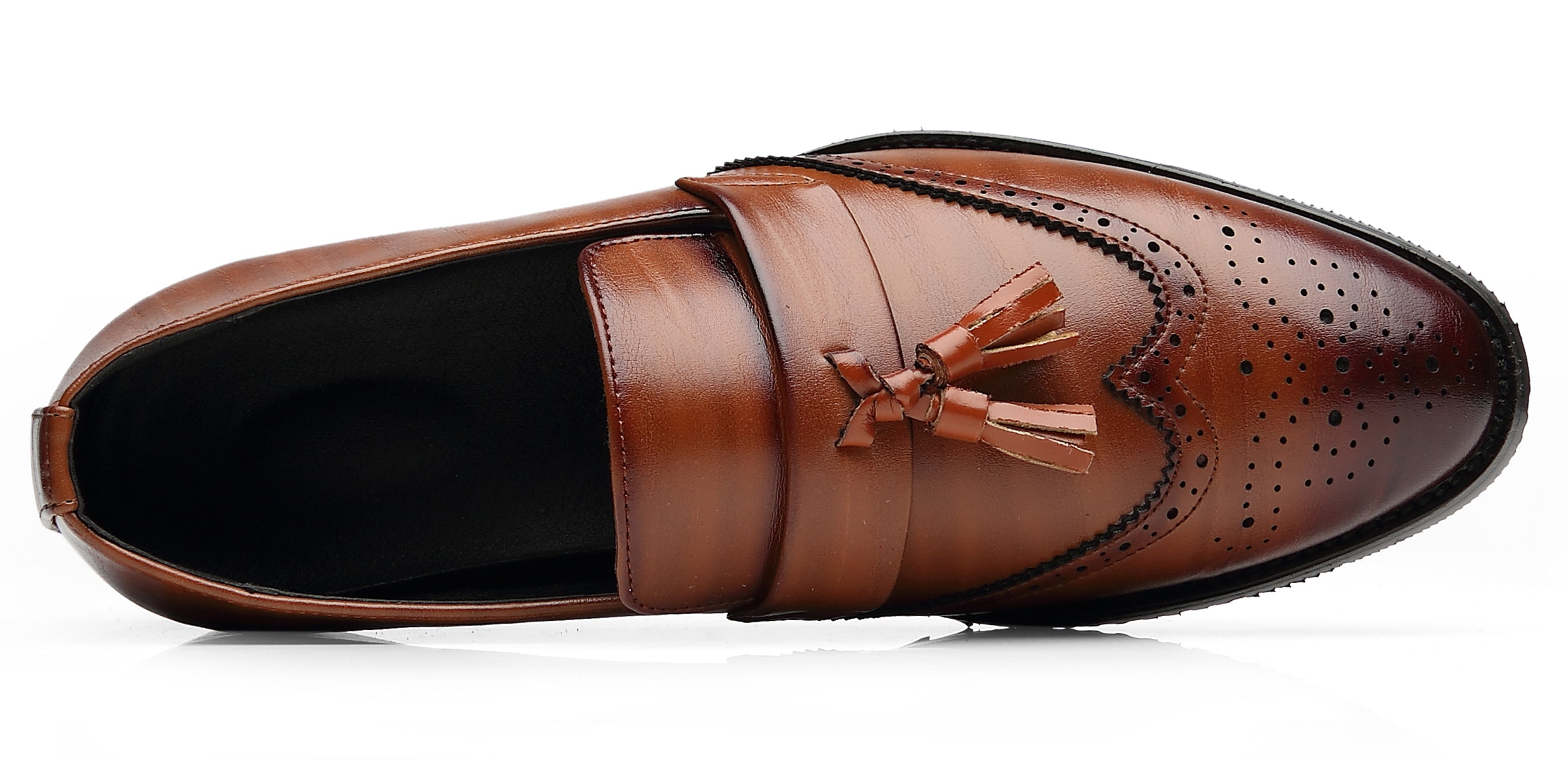 Men's Wingtip Smoking Loafers