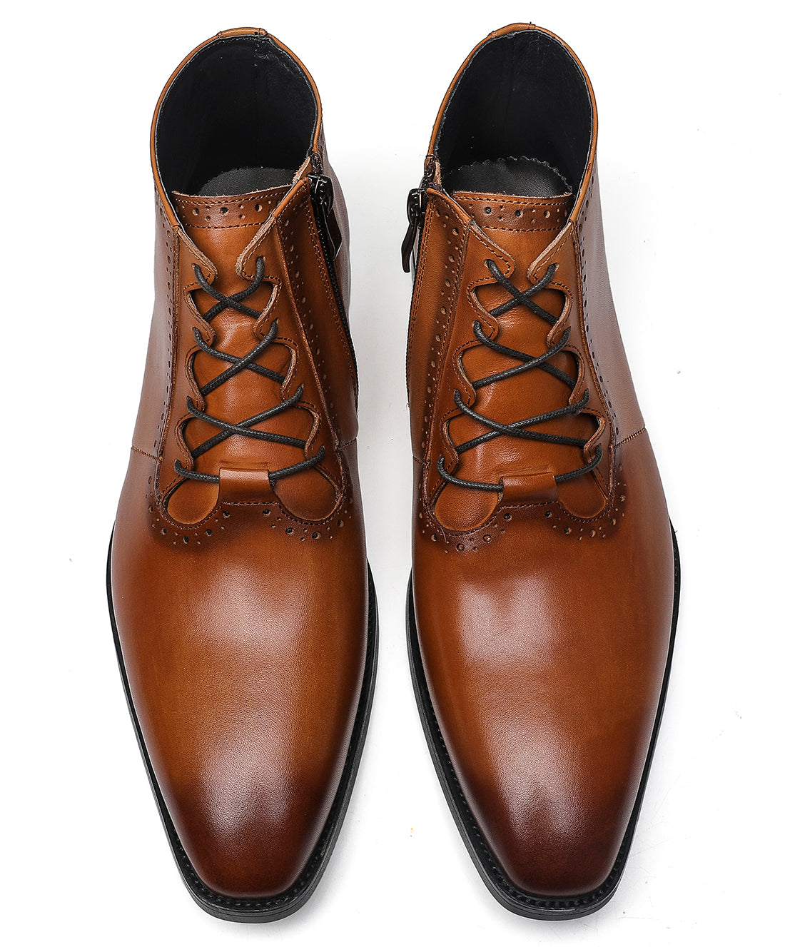 Men's Zipper Formal Dress Boots