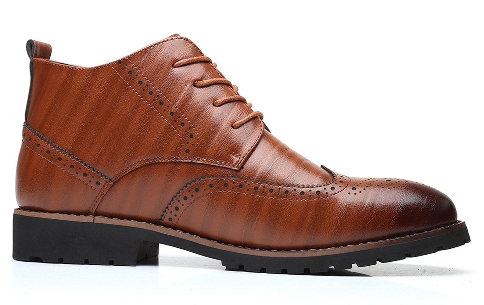 Men's Wingtip Brogue Casual Boots