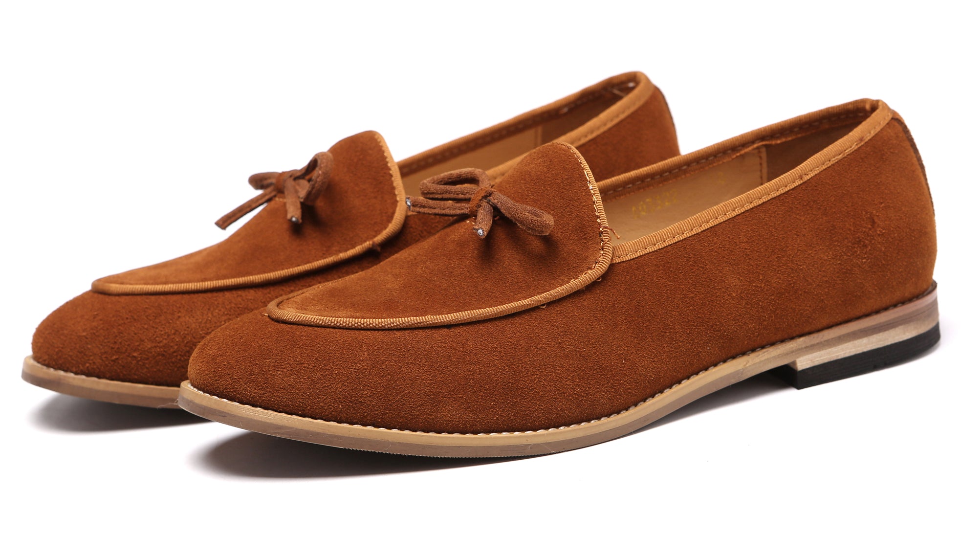 Mocasines informales con lazo para hombre 