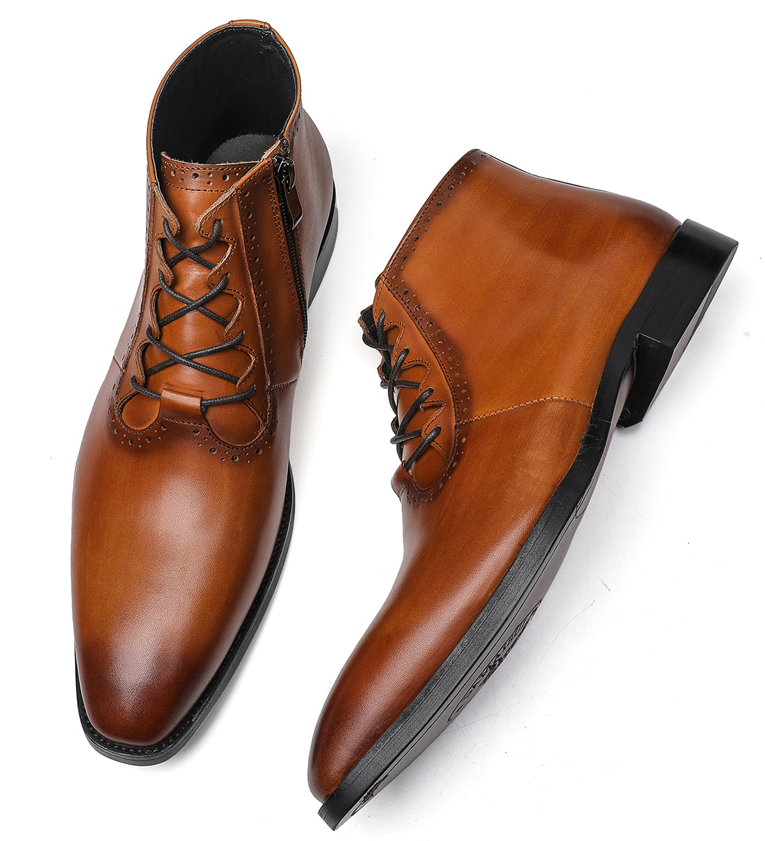 Men's Zipper Formal Dress Boots