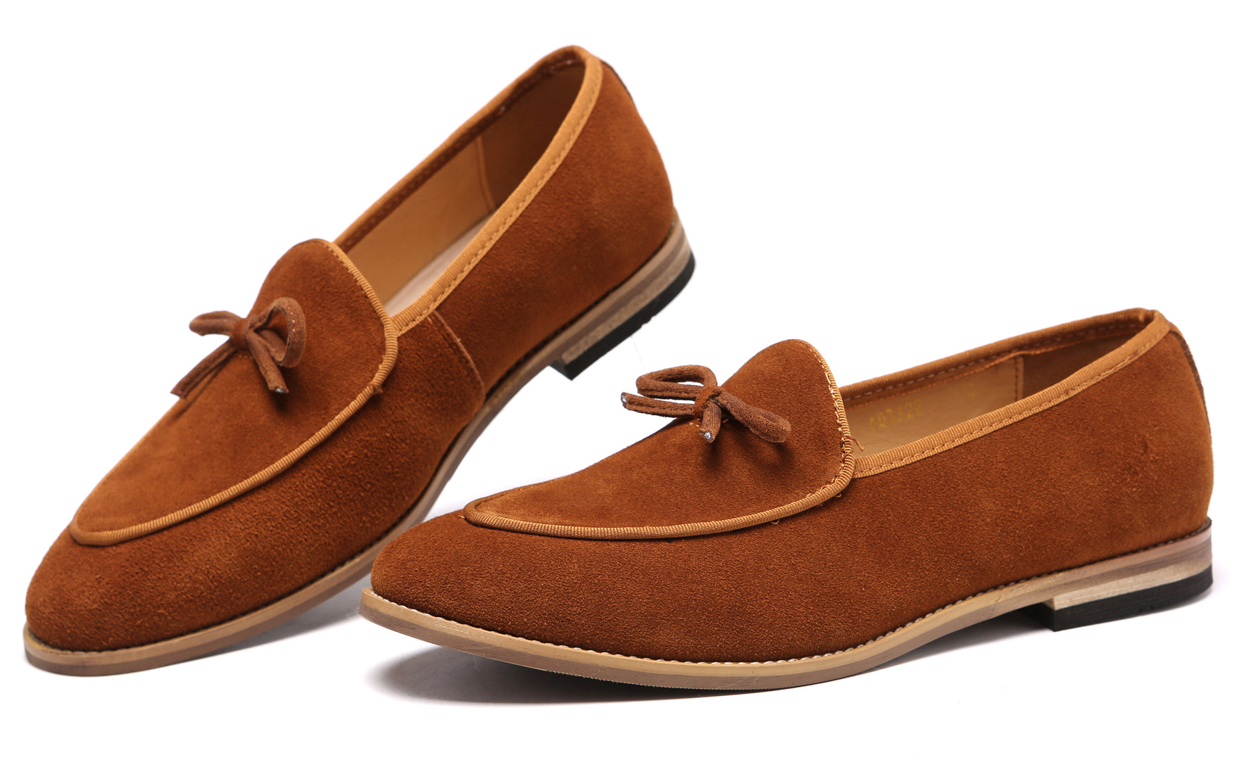 Mocasines informales con lazo para hombre 