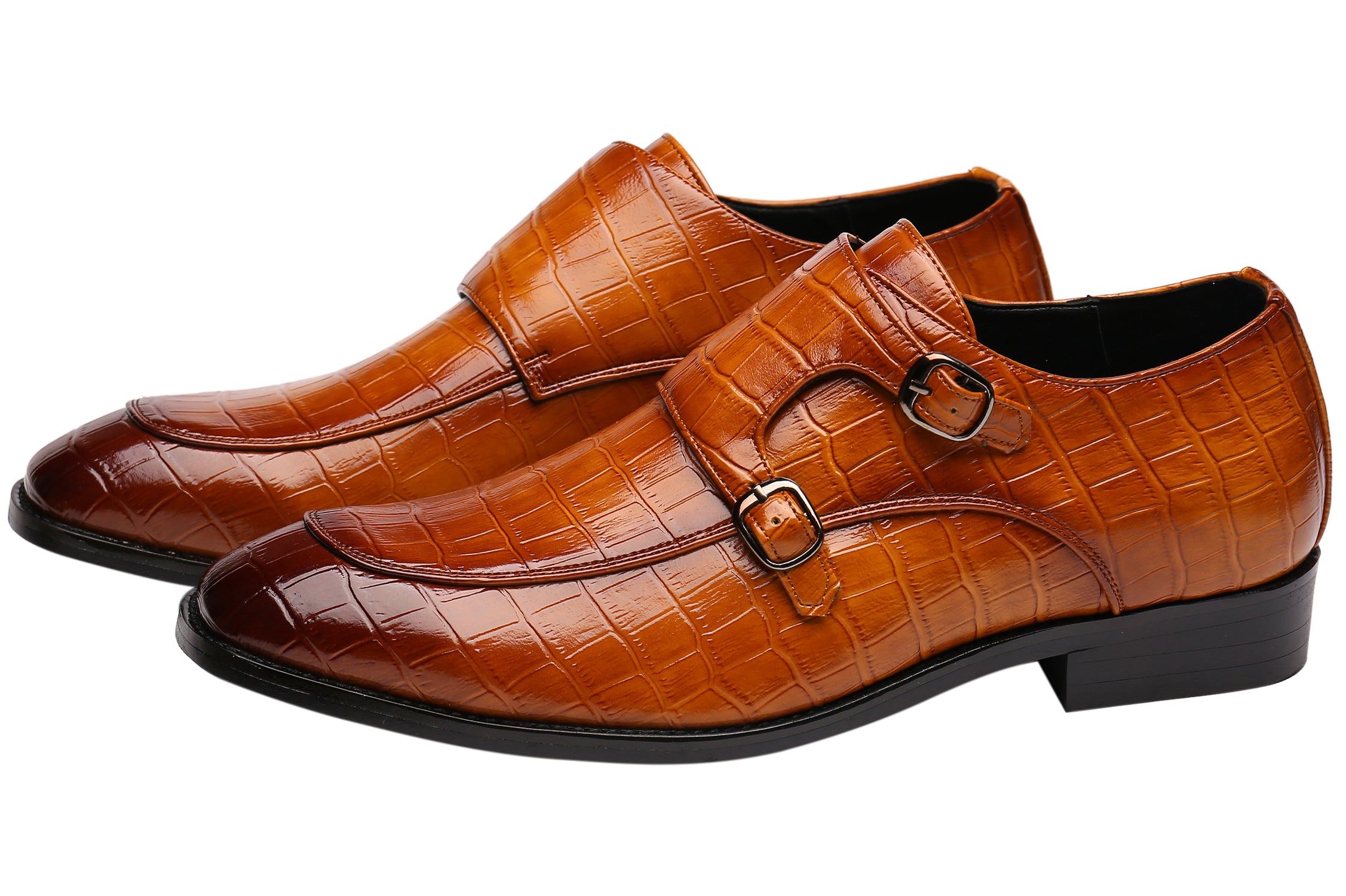 Men's Double Monk Strap Loafers