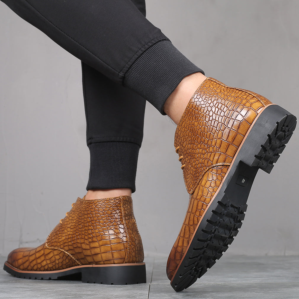 Botas casuales en relieve para hombre