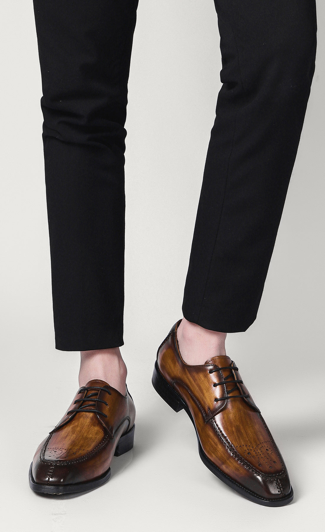 Men's Formal Leather Brogue Derby