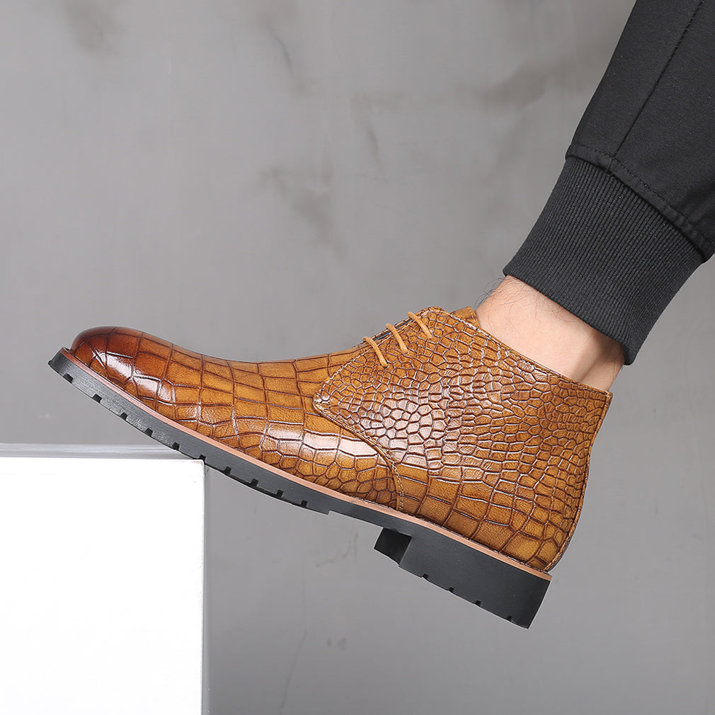 Botas casuales en relieve para hombre