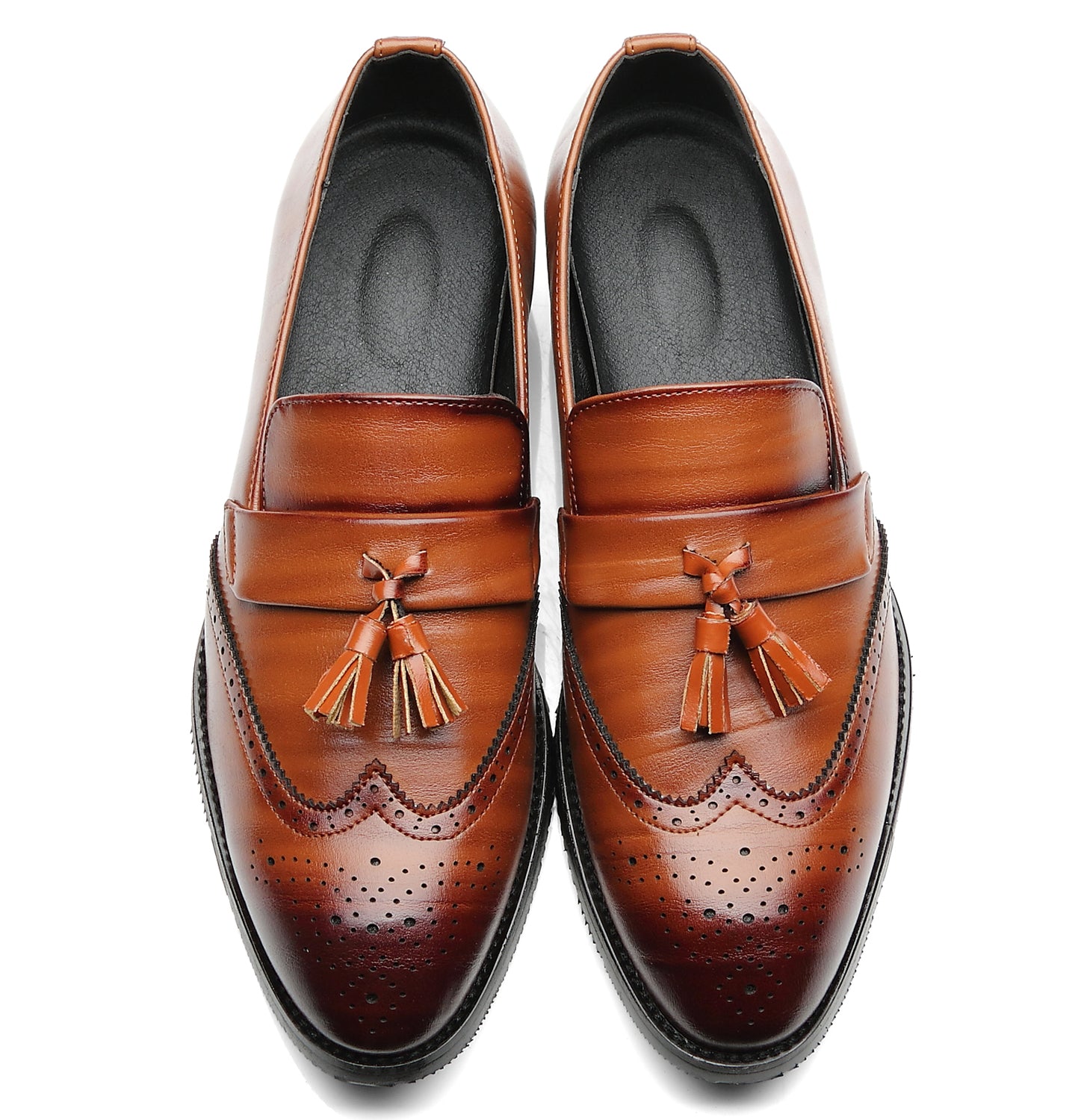 Men's Wingtip Smoking Loafers