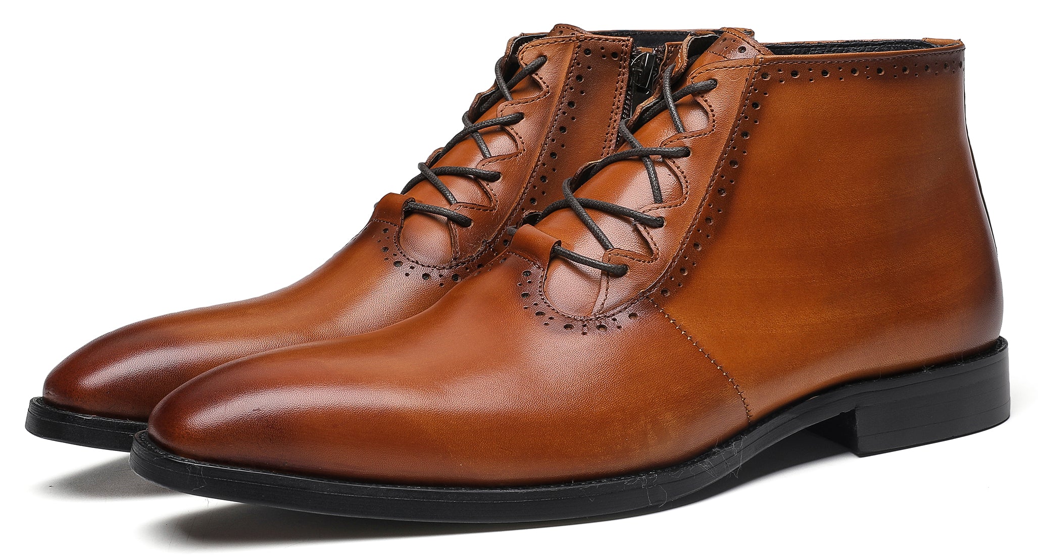 Men's Zipper Formal Dress Boots