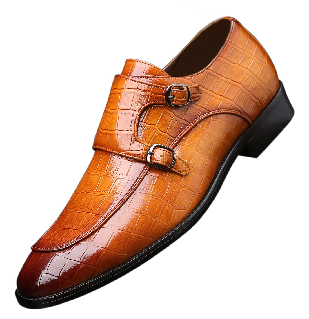 Men's Double Monk Strap Loafers