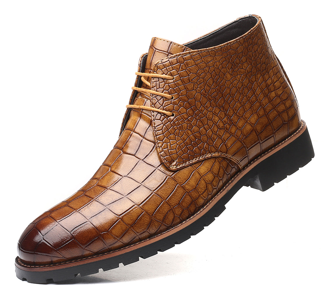 Botas casuales en relieve para hombre